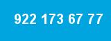 922 173 67 77 922 173 67 77